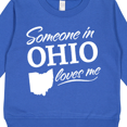 thumbnail image 3 of Inktastic Someone in Ohio Loves Me Toddler Sweatshirt, 3 of 4