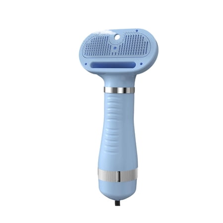 Mntpdp Pet Hair Dryer With Spray Bathing 600W Steam Brush for Drying & Grooming Usb Rechargeable Mist 3 Speeds Overheat Protection Includes 100Ml & 50Ml Bottles for Dogs & Cats(Sky Blue)
