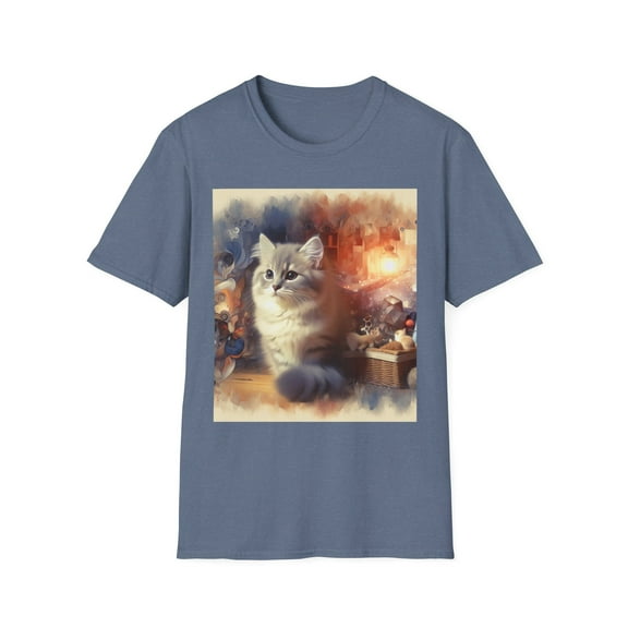 Furry Cat Unisex Softstyle T-Shirt
