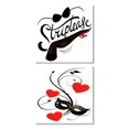 thumbnail image 1 of Cuadros Decorativos Striptease Set 2 piezas Joss Design 30x30, 1 of 2