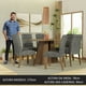 thumbnail image 4 of Juego de Comedor Mesa y 6 Sillas Madesa Fabiana Marrón/Gris, 4 of 11