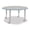Gray/Coastal Blue, variant on Octagon Activity Table - 48" X 48", E-height - Freckled Gray/Key Lime/Gray