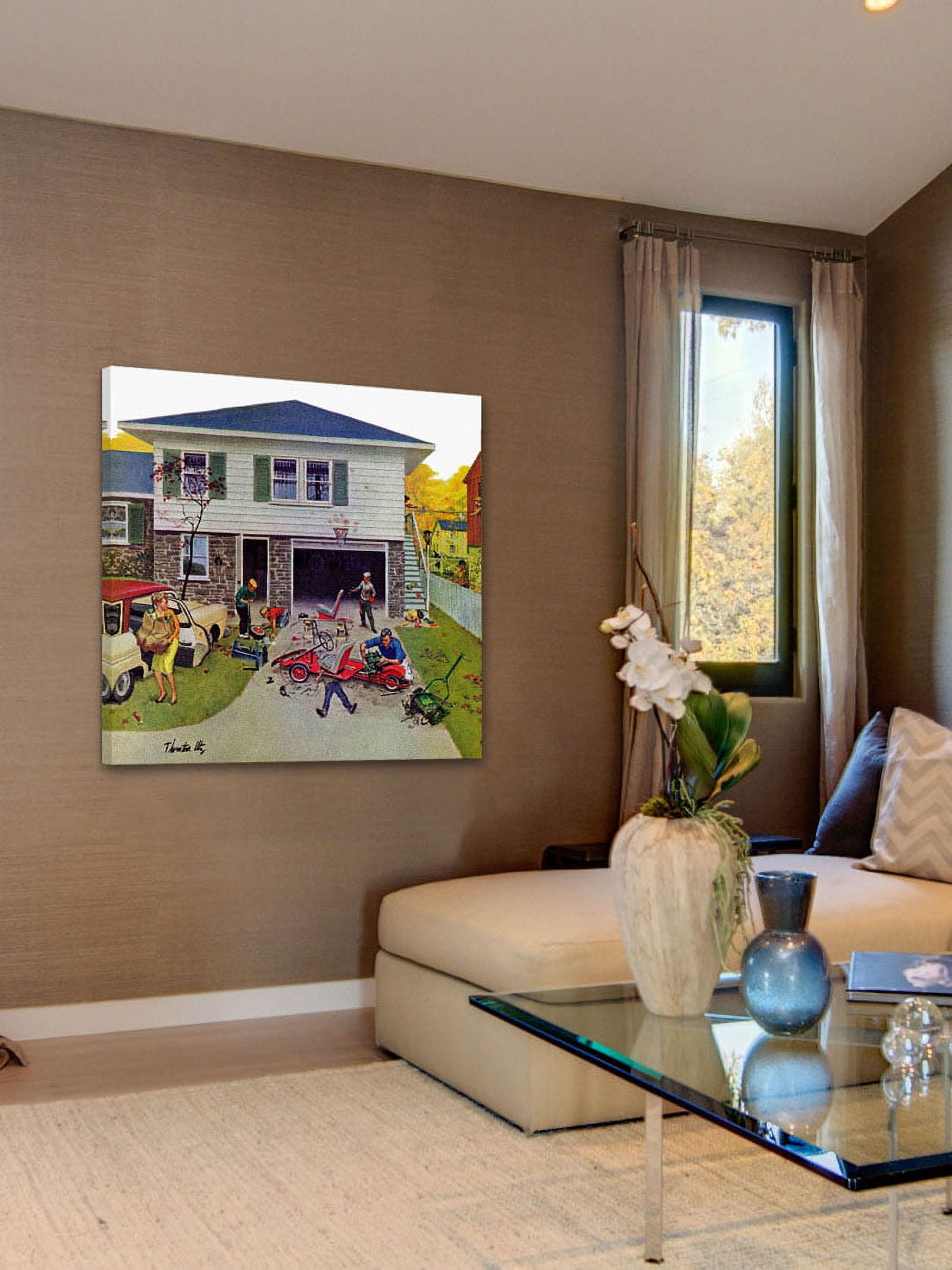 Marmont Hill "Ongoing Repair" Painting Print on Canvas