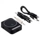 thumbnail image 3 of Adaptador Bluetooth 5.3 AUX para Coche Receptor de Audio Bluetooth Adaptador de Música para Coche con Cancelación Micrófonos Incorporados Manos Negro, 3 of 5