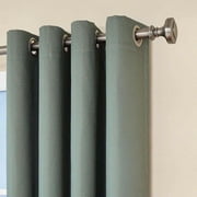 Eclipse Dane Absolute Zero 100% Blackout Grommet 52 x 84 Curtain Panel in Blue River