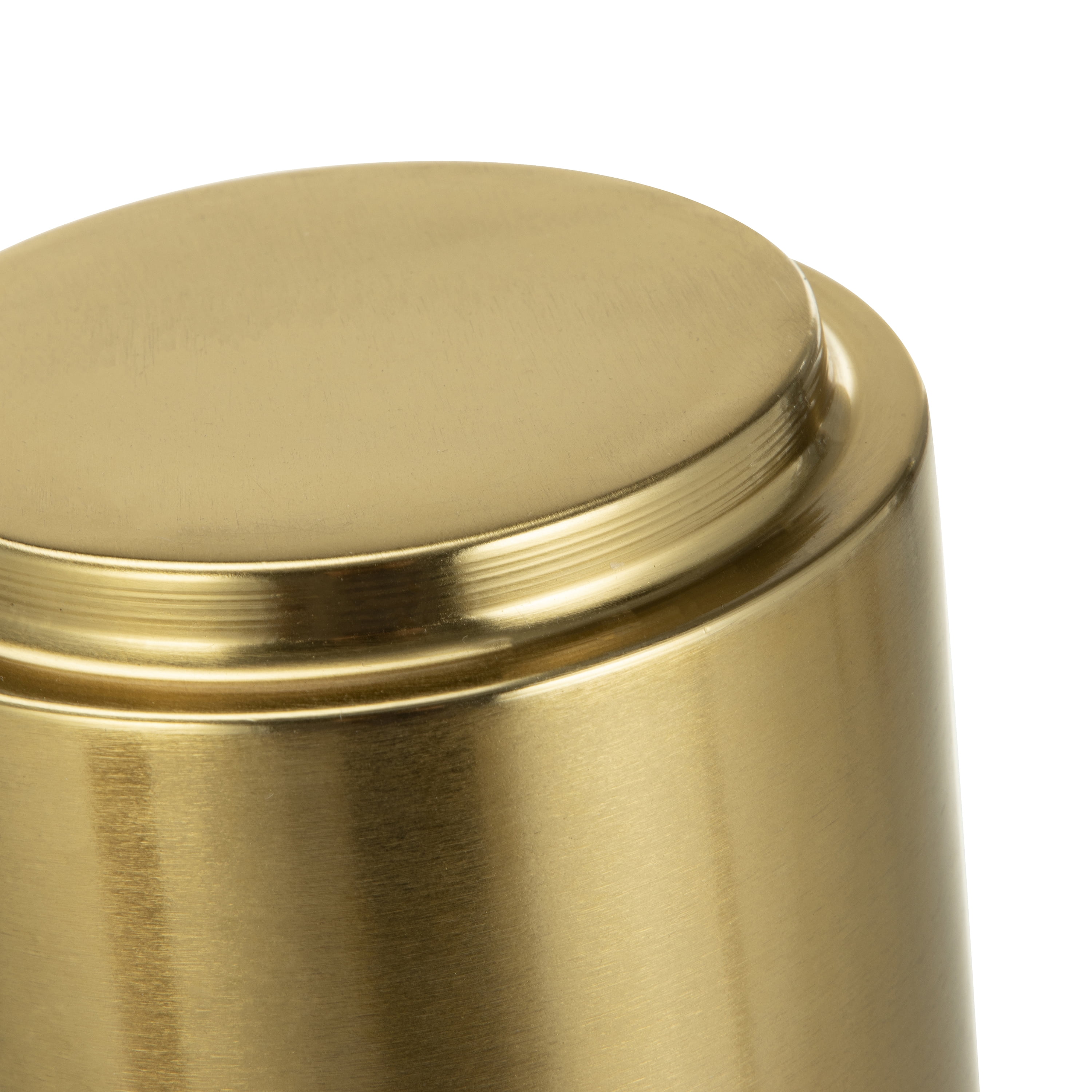 Mainstays Small Gold Decorative Metal Planter, 5.2"D x 5.2"H