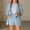 c-590Sky Blue241, variant on MEZZALL Child Girls Two Piece Button Down Long Sleeve Lapel Blazers With Shorts Solid Color Formal Outfit Sets Trendy Clothes Sets