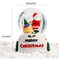 thumbnail image 4 of Large Snowglobes Christmas Santa Claus Snow Globes, Lighted Christmas Decorations for Table, Christmas Decorations Indoor, 4 of 7