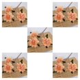 thumbnail image 2 of Bearachild 6 unids/set ramo de flores artificiales elegante para decoración de boda flores de seda artificiales de bajo mantenimiento camafeo Type2 NO2, 2 of 6