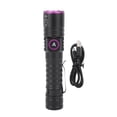 thumbnail image 2 of 395nm Flashlight  Detection Flashlight Usb  Flashlight  Torch  395nm Flashlight USB Rechargeable Portable Handheld  Flashlight Detection For Dog Urine Pet Stains, 2 of 8