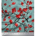 thumbnail image 1 of Soimoi Poly Georgette Fabric Branch & Leaves Artistic Print Sewing Fabric Yard 42 Inch Wide, 1 of 3