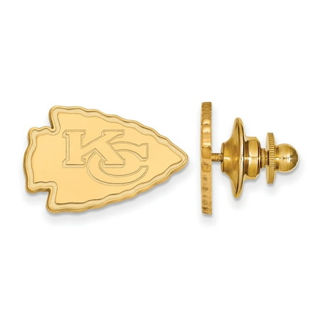 Kansas City Chiefs Gold-Plated Logo Lapel Pin