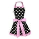 thumbnail image 1 of Delantal de BowKnot con Lunares de Cocina para Mujer, Babero Resistente para Cocinar - Azul, Se Describe Rosado perfecl Delantal de cocina, 1 of 6