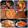 thumbnail image 4 of Paquete de 3 bandejas para pizza, bandeja antiadherente para pizza, bandeja para pizza para horno, bandejas para pizza, juegos de utensilios para hornear para la cocina del restaurante en ca, 4 of 5
