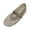 Gray, variant on pwidon Women's Round Toe Mary Jane Flat Shoes Breathable Fishnet Mesh Rhinestone Adjustable Buckle Wedding Casual Walking Loafers Beige 5