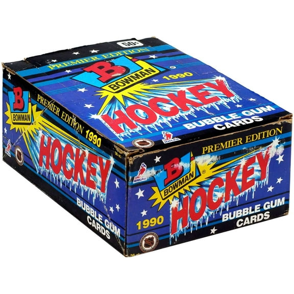 NHL 1990 Bowman Hockey Premier Edition Trading Card Wax Box (36 Packs)