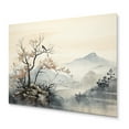 thumbnail image 2 of Designart "Sumi Bird Asian Painting XVI" Asian Art Metal Art Print, 2 of 5