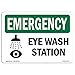 thumbnail image 3 of SignMission OS-EM-D-57-L-10318 Autocollant de Station de Lavage des Yeux d'Urgence, 3 of 4