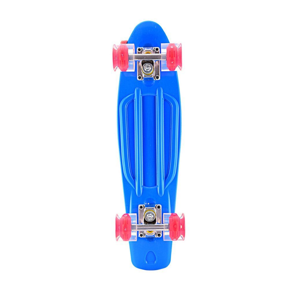 Mini Portable Plastic Skate Board Four Wheels Fish Skateboard Scooter