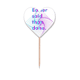 thumbnail image 1 of Etiqueta del corazón de la bandera del palillo de dientes, 1 of 3
