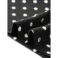 thumbnail image 5 of INSPIRE CHIC Women's Cap Sleeve Casual Classic Summer Midi Polka Dot Dresses M Black, 5 of 6