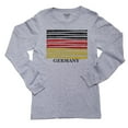 thumbnail image 1 of Germany Baseball Classic - World Vintage Bats Flag Boy's Long Sleeve Grey T-Shirt, 1 of 2