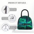 thumbnail image 4 of Rocae Northern Lights for Leakproof Lunch Box for Adults, Wide Opening Lunch Tote Bag, Reusable Lunch Cooler Bag, 4 of 6