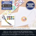 thumbnail image 3 of 1000 uds/rollo de pegatinas de etiquetas con patrón de dibujos animados, Papel Kraft personalizado, papelería escolar, pegatina Diy para libro, 3 of 5