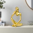 thumbnail image 1 of Accent Collection Petite Statue Thinker, Sculpture Abstraite, Décoration de Salon 9 Pouces, 1 of 6