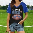 thumbnail image 1 of LVHAOGJOB T-Shirts pour Femmes Imprimé Col en V Manches Courtes Grande Taille Tunique d'Été pour Femmes, 1 of 6