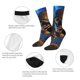 thumbnail image 4 of Balery Starry Night Charging Dinosaur Calcetas Largas con Estampado para Hombre y Mujer – Suaves y Transpirables, Talla Única (US 5-11), 4 of 6