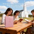 thumbnail image 2 of 24 Pcs Bible Covers Kit, Bible Carrying Case Large Church Bag w/Bible Study Supplies, Tabs, Pens, Bookmarks, Leather Book Holder Case Christian Gift for Women Lady, 2 of 7