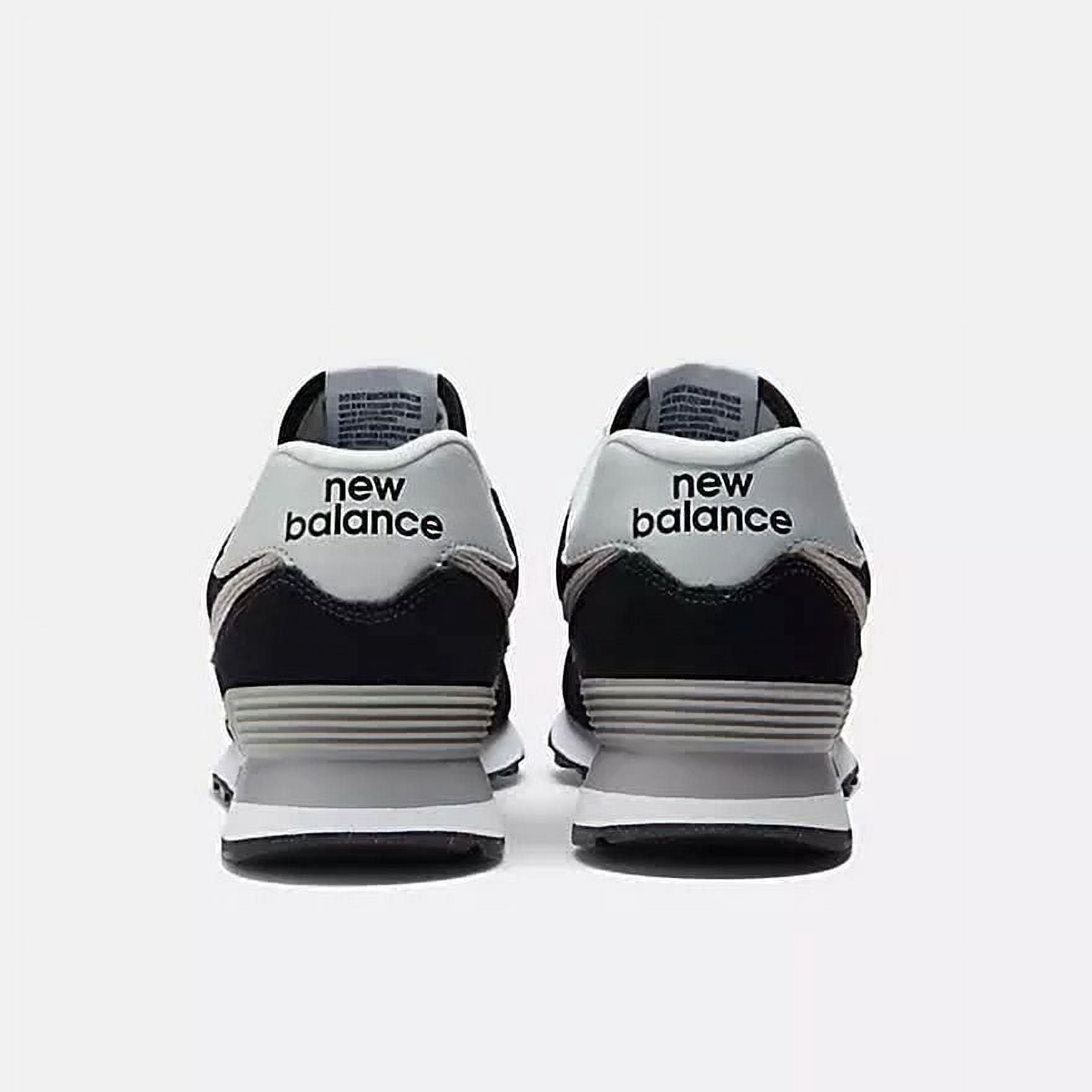 New Balance 574 Core ML574EVB Mens Size 9.5 Black White Suede Running Shoes 574 Classic Core Sneakers - MJ Footwear main image 4