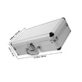 thumbnail image 2 of ELAYARD Metal Carrying Case with Handle Lockable Flannel for Workshop 1Pcs, 2 of 8