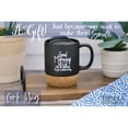 thumbnail image 3 of DEXSA Good Morning Designer Cork Bottom Mug with Lid - 14 oz, 3 of 4