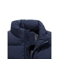 thumbnail image 5 of Beautiful Giant Men's Winter Puffer Vest, Midweight Stand Collar Outdoor Padded Gilet, 5 of 7