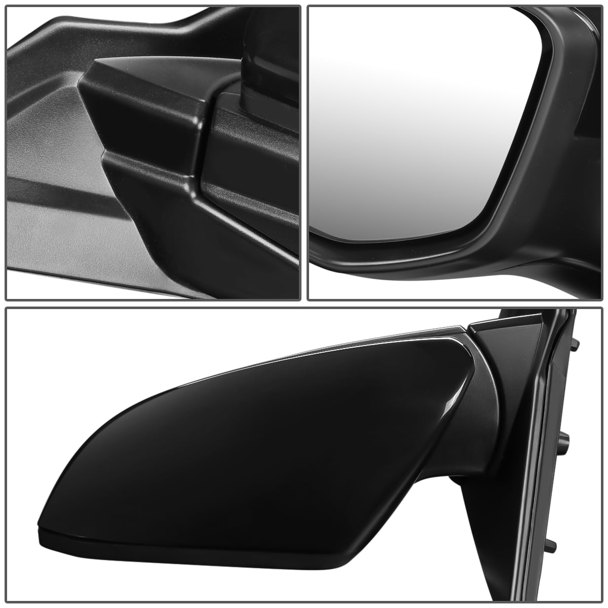 DNA Motoring Powered Driver Left Side Mirror for 16-20 Honda Civic