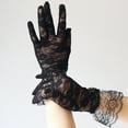thumbnail image 2 of Lace Gloves Women Glove Lace Wedding Bridal Party Halloween Cosplay Lightweight Breathable Gloves, 2 of 6