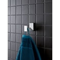 thumbnail image 3 of Grohe 40782000 Selection Cube Robe Hook, Starlight Chrome, 3 of 4