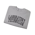 thumbnail image 3 of Laboratory Technician Lab Tech Sweatshirt Gifts Crew Neck Shirt Long Sleeve, 3 of 7