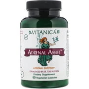 Vitanica, Adrenal Assist, Adrenal Support, 90 Vegetarian Capsules