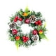 thumbnail image 2 of Christmas Wreath Rattan Christmas Decoration Wreath Door Hanging Hotel Scene, 2 of 6