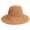 Khaki, variant on Straw Sun Hat for Women Wide Brim Beach Hat Packable UV Protection Lightweight Fringed Bucket Hats for Summer Travel Vacation - Beige