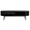 thumbnail image 5 of Unique Furniture Contemporary Sliding Doors TV Cabinet with Black Oak, 5 of 7