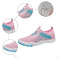 thumbnail image 4 of Rokment Womens Mens Barefoot Slip on Water Shoes Adult Mesh Five Finger Wide Toe Non Slip Rubber Sole Hiking Trekking Swimming Pool River Yoga Exercise Beach Sneakers Quick-Dry Pink Size 7, 4 of 6