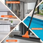 JEHONN Floor Squeegee Heavy Duty with Long Handle (Orange)