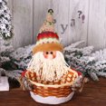 thumbnail image 3 of Injueey Bolsa de regalo, cesta de frutas, colgante de Navidad, accesorio de bricolaje, adorno de árbol multiusos, decoraciones para festivales, Kits de decoración para fiestas Anciano Forma Injueey HA069777-01, 3 of 6