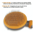 thumbnail image 4 of Cepillo Deslanador Mascotas Lab.G, Naranja Gris, 4 of 5