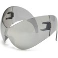 thumbnail image 1 of Gafas de sol deportivas de gran tamaño Y2k para mujer, lentes de sol envolventes de los años 2000, gafas de sol Punk de lujo para hombre 2024, 1 of 4