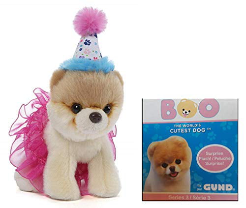 GUND Itty Bitty Birthday Tutu Boo Great Gift World's Cutest Dog